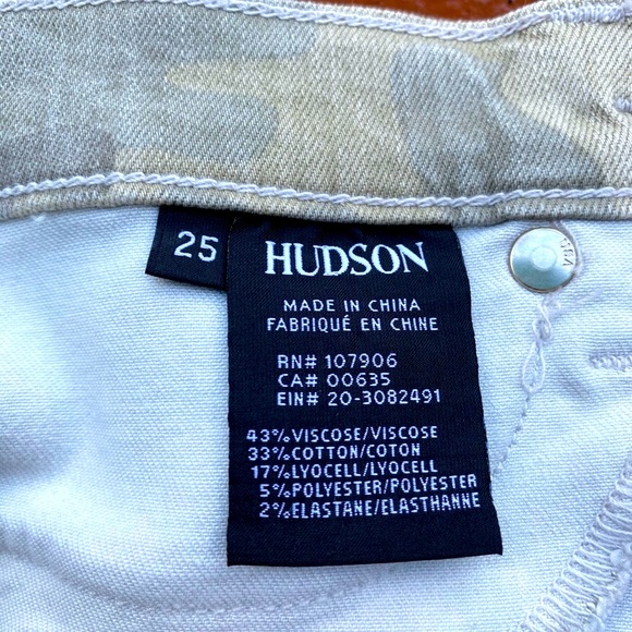HUDSON JEANS Camouflage NWT - Picture 7 of 8